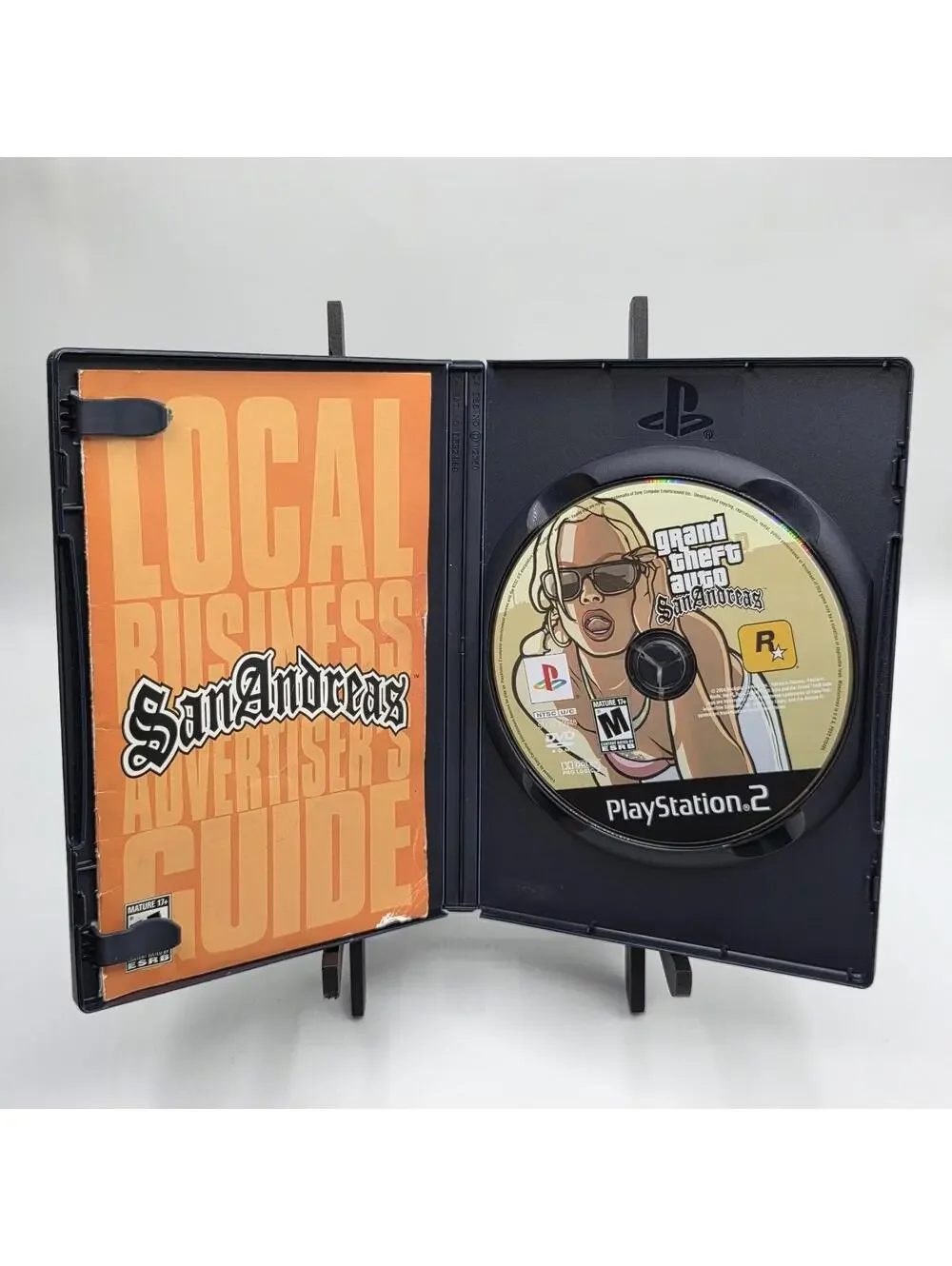Grand Theft Auto San Andreas Auto Sony PS2 PlayStation 2 CIB Tested Working